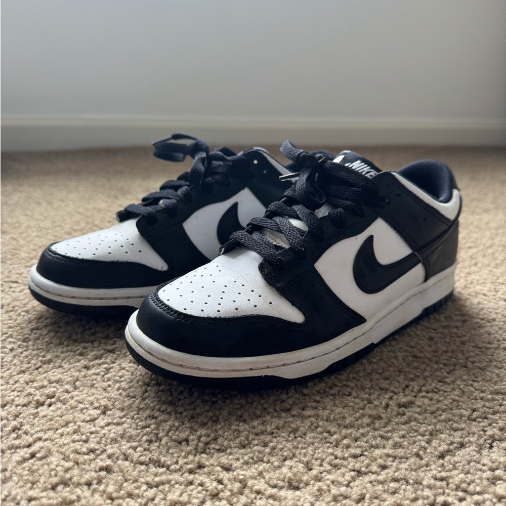 Nike Kids Black and White Dunks